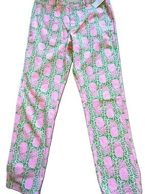 NWT Lilly Pulitzer Men's Stuff Mizner Pant "Party Like a Pineapple" SIZE: 38
